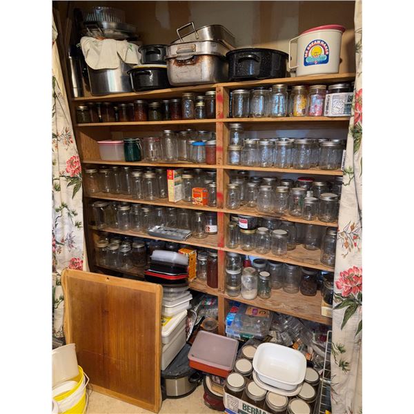 Large Assorted Canning and Kitchenware Lot