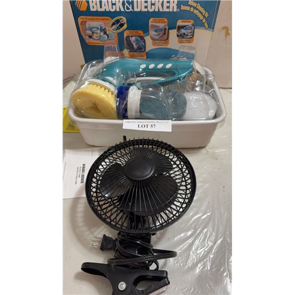 Black & Decker ScumBuster Kit and Clip Fan