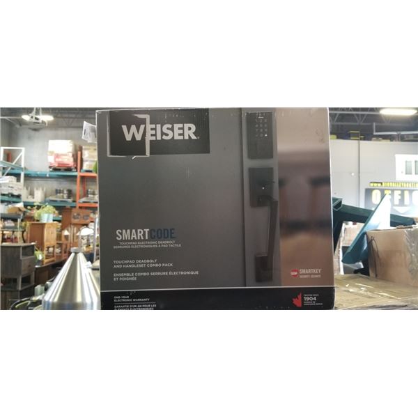 WEISER SMARTCODE TOCUHPAD ELECTRONIC DEADBOLT