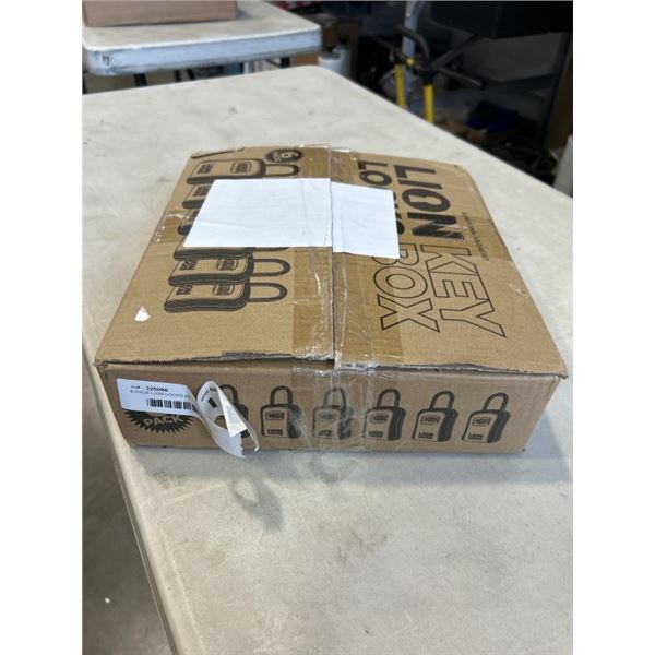6 PACK LION LOCKS KEY BOX