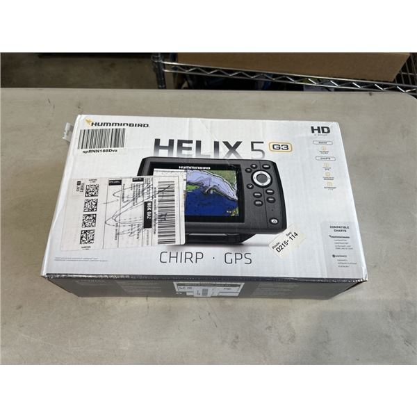 AS NEW HELIX 5 G3 HUMMINGBIRD CHIRP GPS