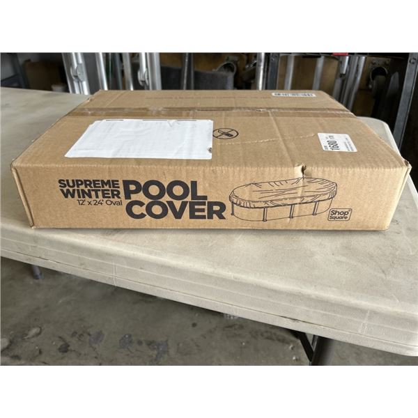 SHOP SQUARE SUPREME WINTER POOL COVER 12' X 24' OVAL