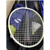 Image 3 : PORTABLE TRAVEL BADMINTON NET, RACQUET SET AND YOGA MATT