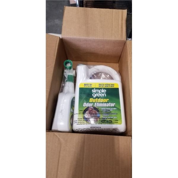 SIMPLE GREEN OUTDOOR ODOR ELIMINATOR 32 OZ SPRAYER AND SIMPLE GREEN OUTDOOR ODOR ELIMINATOR REFILL F