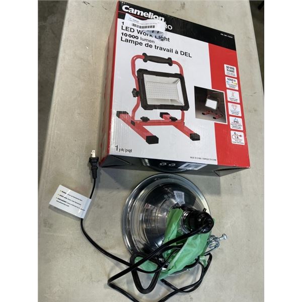 CAMELION PRO 10000 LUMEN LED WORK LIGHT AND HEAT LAMP
