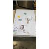 Image 1 : HNS TRASH CAN SLIDE OUT RACK. MEASURES 17"W X 21"D X 15"H