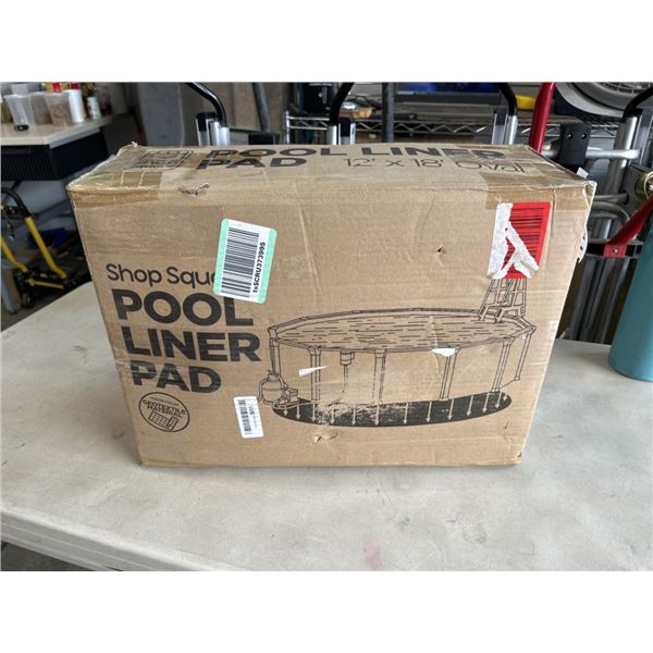 SHOP SQUARE POOL LINER PAD 18 X 12' PAD