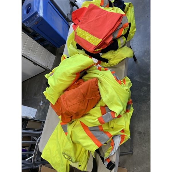 LARGE LOT OF HIGH VIS WORK WEAR
