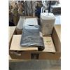 Image 1 : TRAY OF PACKING SUPPLIES INCLUDING BUBBLE MAILERS, SQUARE FLAP INVITATION ENVELOPES, UCGOU POLY MAIL