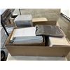 Image 3 : TRAY OF PACKING SUPPLIES INCLUDING BUBBLE MAILERS, SQUARE FLAP INVITATION ENVELOPES, UCGOU POLY MAIL