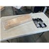 Image 1 : AS NEW PRYSMA SET OF 2 RUSTIC FLOATING SHELVES AND 2 PRO SURGE PROTECTOR 6 OUTLET POWER BARS