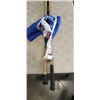 Image 2 : 3 HOCKEY STICKS AND 2 CANUCK FLAGS