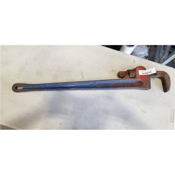 VINTAGE 36" HEAVY DUTY PIPE WRENCH