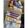 Image 1 : BOX OF VARIOUS LED LIGHT BULBS AND LIGHT FIXTURES