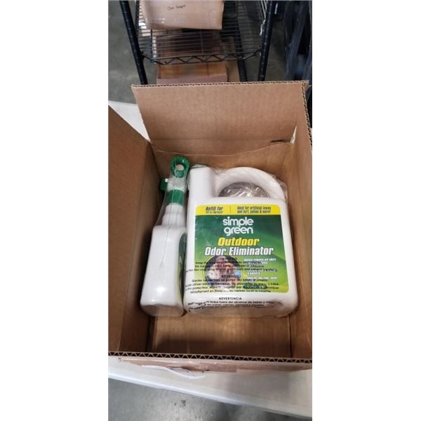 SIMPLE GREEN OUTDOOR ODOR ELIMINATOR 32 OZ SPRAYER AND SIMPLE GREEN OUTDOOR ODOR ELIMINATOR REFILL F