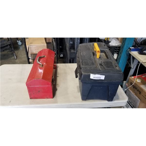 2 TOOLBOXES WITH ASSORTED CONTENTS