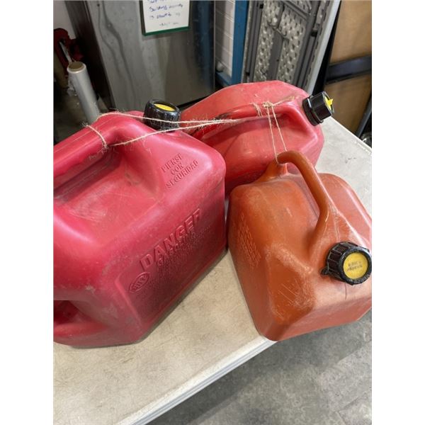 3 JERRY CANS