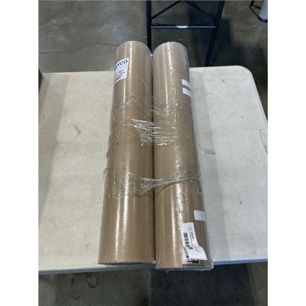 2 ROLLS BRYCO GOODS BROWN BUTCHER PAPER