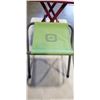 Image 4 : 4 FOLDING CAMP STOOLS AND FOLDING PLASTIC TABLE