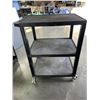 Image 1 : ROLLING 3 TIER SHOP CART