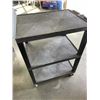 Image 3 : ROLLING 3 TIER SHOP CART