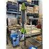 Image 1 : APPROX 8 FOOT PATIO UMBRELLA WITH CONCRETE STAND