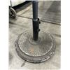 Image 4 : APPROX 8 FOOT PATIO UMBRELLA WITH CONCRETE STAND