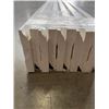 Image 3 : BUNDLE OF 10 BASEBOAD MOULDING WITH PROFILE 8FT LONG, FACTORY PAINTED WHITE