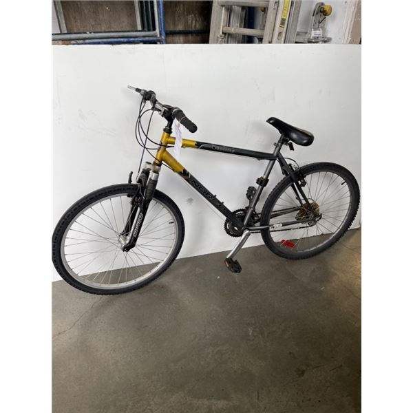 BLACK AND YELLOW NORCO BIKE