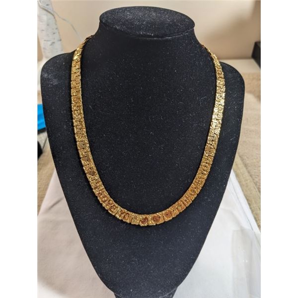 HIGH CARAT GOLD PLATED 'I LOVE YOU' CHOKER NECKLACE