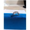 Image 4 : SILVER W/ CZ STONES SNAKE DESIGN RING