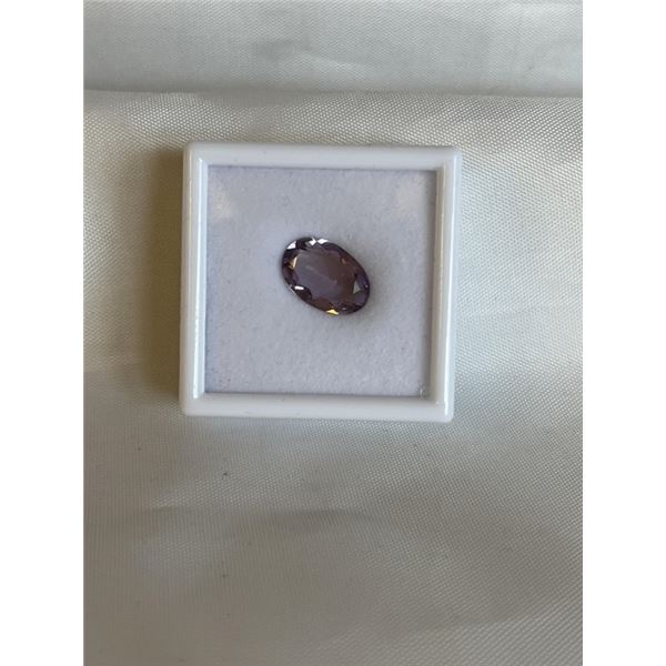 4.8CT NATURAL ROYAL AMETHYST GEMSTONE, UNTREATED, OVAL CUT, RETAIL $360