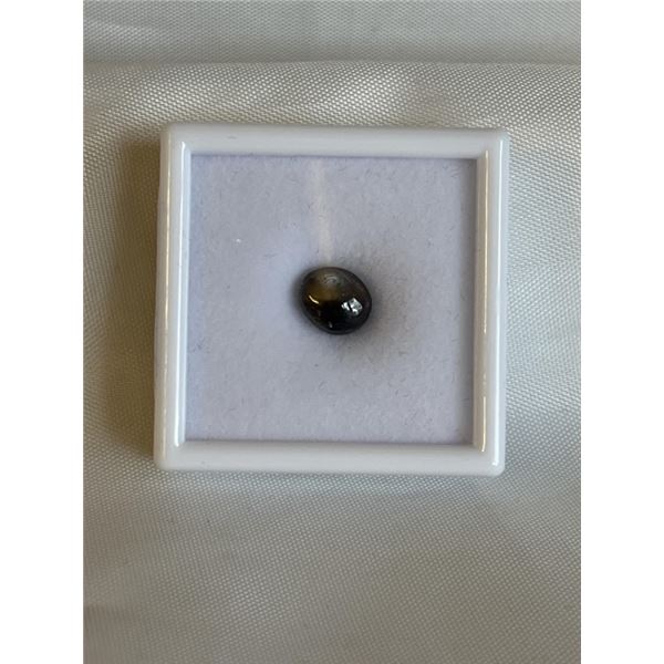 4.7CT NATURAL STAR RUBY GEMSTONE, UNTREATED, OVAL CABOCHON, RETAIL $940