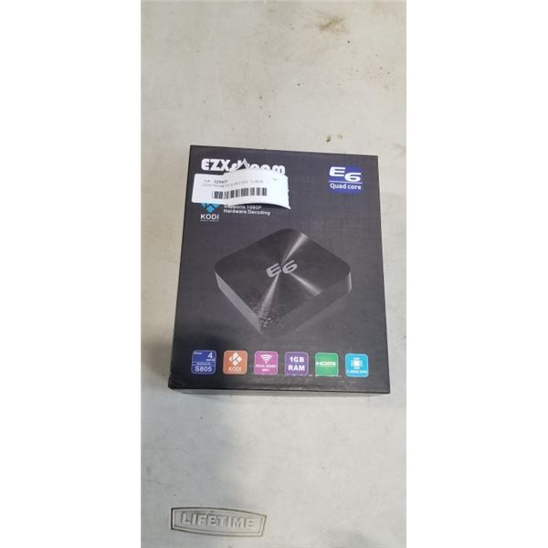 EZXSTREAM E6 QUADCORE TV BOX.