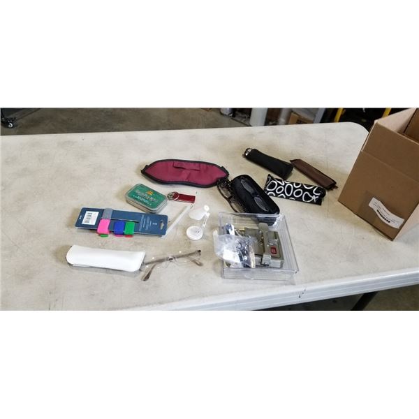 BOX OF POCKET KNIVES AND COLLECTIBLES