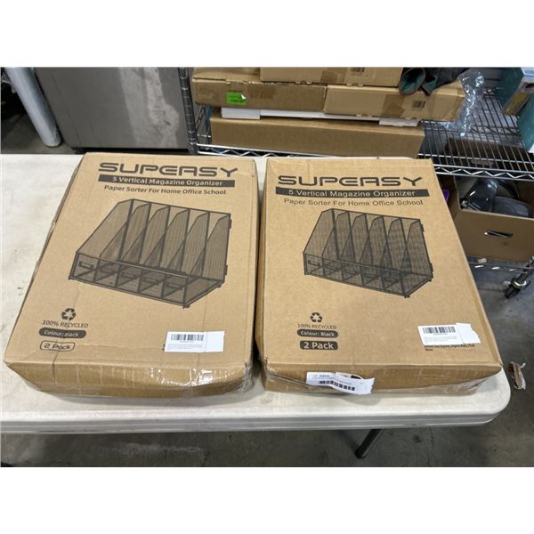 2 SUPEASY 5 VERTICLE MAGAZINE ORGANIZERS