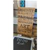 Image 4 : 3 WALL HANGINGS - TO DO LIST, PIN UP BOARD, AND SIGN