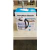 Image 1 : HAMILTON BEACH 1L COMPACT ELECTRIC GLASS KETTLE - TESTED WORKING
