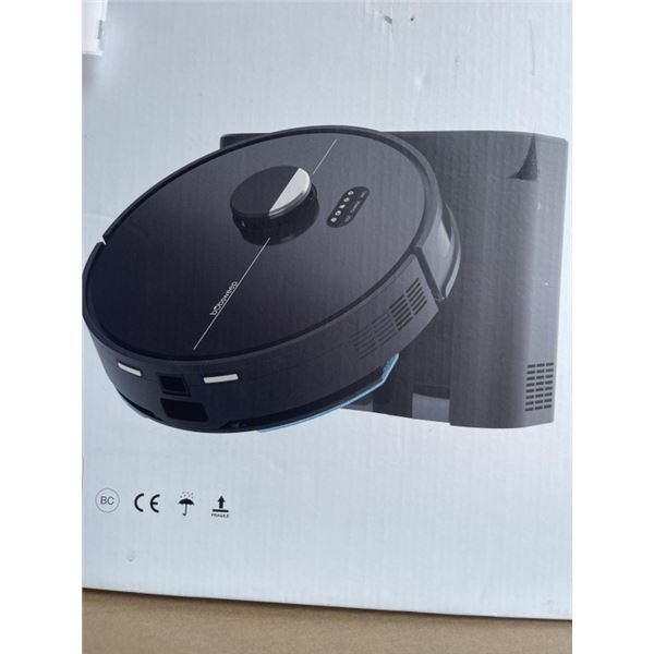 BOBSWEEP DUSTIN WIFI CONNECTED SELF-EMPTYING ROBOT VACUUM AND MOP - TESTED WORKING, RETAIL $1399