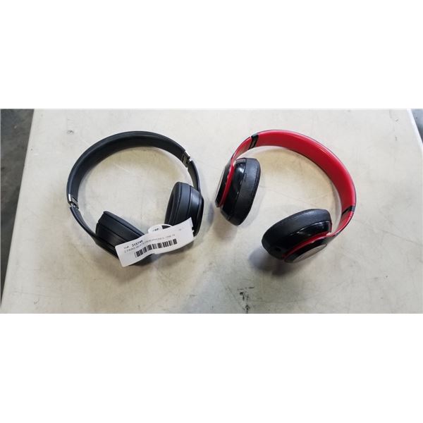 2 PAIRS BEATS HEADPHONES. ONE IS STUDIO 3