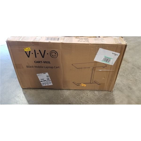 VIVO BLACK MOBILE LAPTOP CART