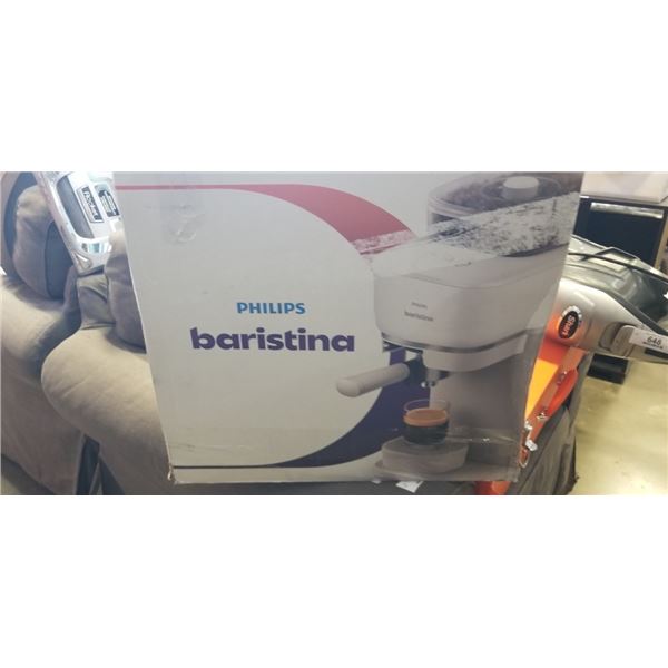 PHILIPS BARISTINA ESPRESSO MACHINE - WORKING, RETAIL $650