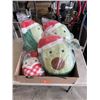 Image 1 : 4 AUTHENTIC SQUISHMELLOWS. 3 12" AUSTIN THE AVOCADO AND 1 8" MY MELODY