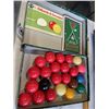 Image 2 : BILLIARD BALLS WITH POOL QUE AND OFFICIAL RULE BOOK