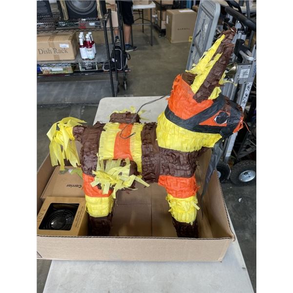 DONKEY PINATTA, NEW DESK FAN AND ORIGINAL BABY WRAP