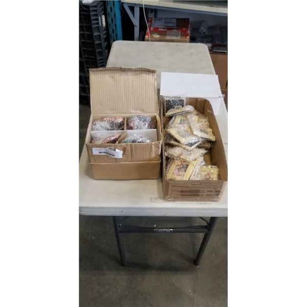 4 BOXES OF TEALIGHTS AND 2 BOXES SMALL PICTURE FRAMES