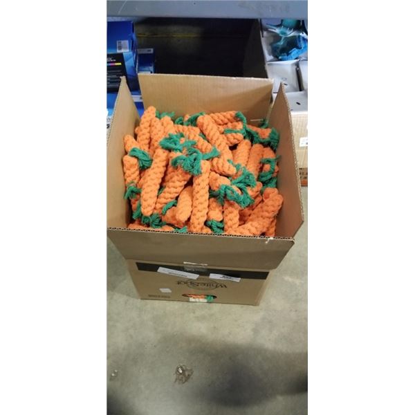 LARGE LOT OF ASSORTED ROPE DOG TOYS