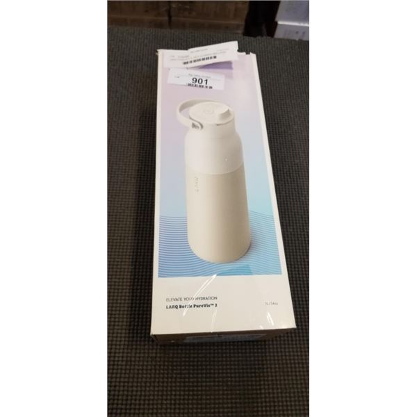 LARQ PUREVIS 2 1L SELF CLEANING INSULATED STAINLESS STEEL WATER BOTTLE W/ SMART CENSOR - TESTED WORK