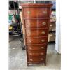 Image 1 : MAHOGANY 7 DRAWER LINGERIE CHEST
