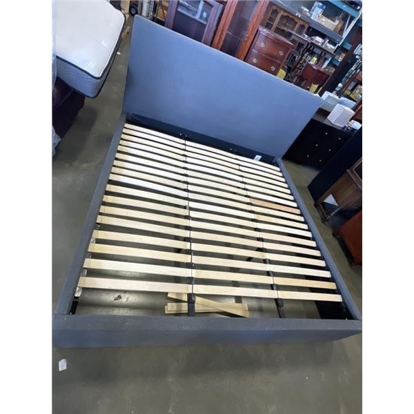 UPHOLSTERED KING SIZE BED FRAME